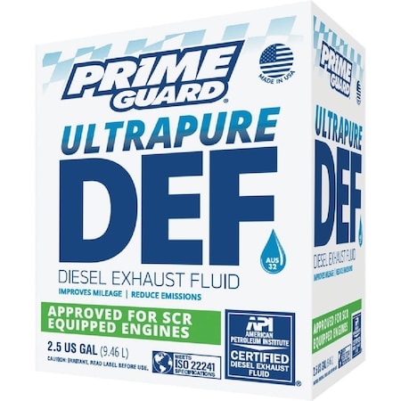 Prime Guard PrimeGuard Ultrapure 2.5 Gal. Diesel Exhaust Fluid 00250